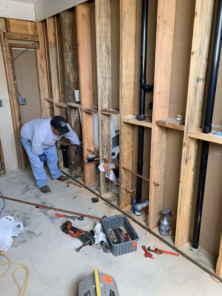 Commercial rough-in plumbing for Water Heater Replacement in Guymon